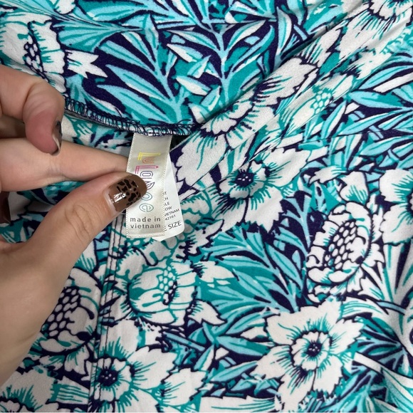 🌼3/$30🌼LulaRoe Floral Tropical Printed One Size Leggings - Picture 13 of 16